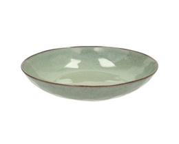 Diepe ijsplaat ⌀21cm groen