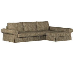 Backabro slaapbank met chaise longue hoes