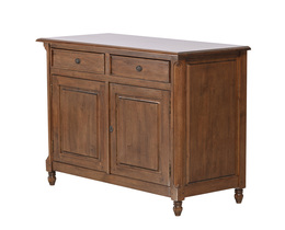 Commode Charlie, 2 laden, 2 deuren, bruin