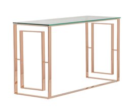 Consoletafel Eternic roségoud 120x40x80cm