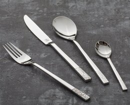 Fiori Platinum bestekset voor 6 personen, 24 onderdelen