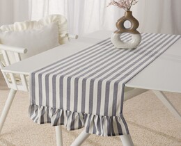 Tafelloper met ruches 40x160 cm
