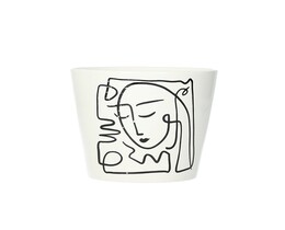 Bloempotdeksel Face II 12 cm