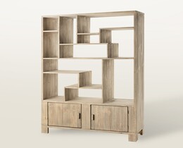 Boekenkast Tarian 118x38x180 cm