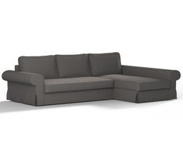 Backabro slaapbank met chaise longue hoes