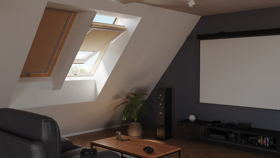 
										Verduisterende rolgordijnen RoofLITE+
																						