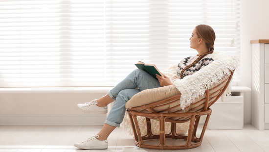 
										Witte houten jaloezieën
																						