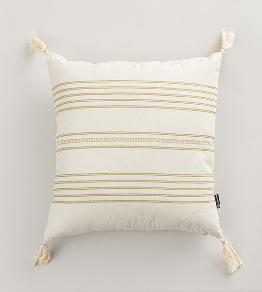 Cushion cover for cushion Linea Sand Tassel 45x45 cm