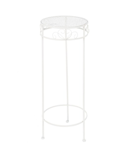 Plant stand Daisy 70cm white