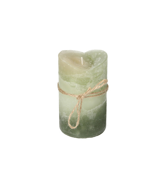 Świeca Dorotea 10 cm olive
