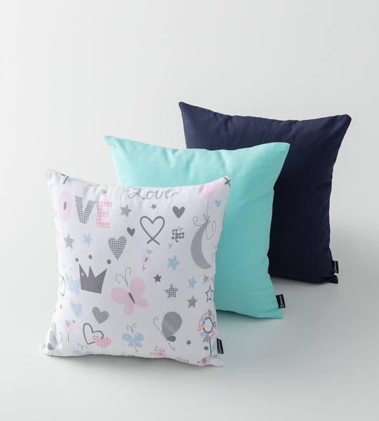Cushion covers 3-pack Little World 01