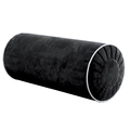 Bolster Cushion with Pleats and Piping