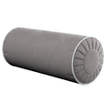 Bolster Cushion with Pleats and Piping