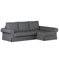 Backabro sofa Bed with Chaise Longue Cover