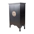 Wardrobe sideboard Modern 104x56x170cm black